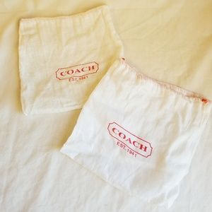 Bundle of Coach Cotton Dustbags & Packaging